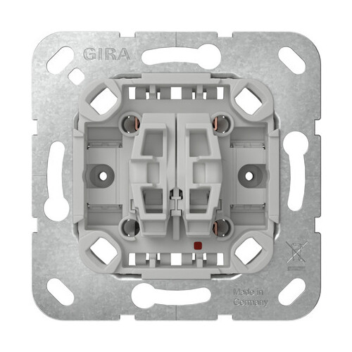 383500 Gira Tastschalter Serien o.Kr. Einsatz Produktbild Front View L
