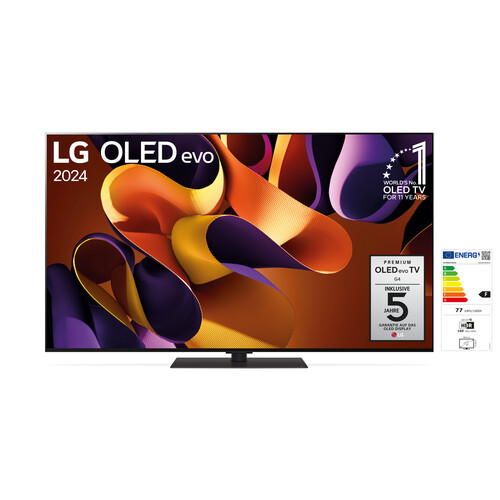 OLED55G49LS.AEU LG LG OLED TV 55 Zoll evo G4 4K Smart mit Standfuß Produktbild