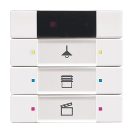 2CKA006135A0145 Busch-Jaeger Bedienelement 3/6-fach IR 6129/01-84 Produktbild front M