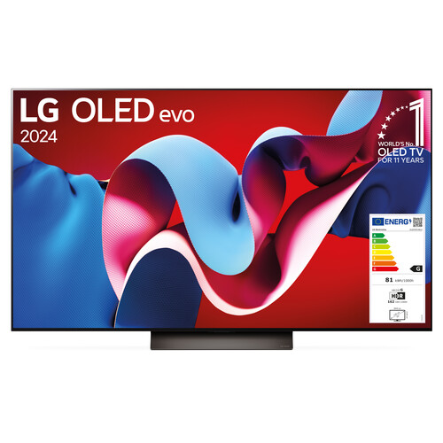 OLED55C48LA.AEU LG 55 Zoll OLED TV Gerät evo C4 4K Smart TV inkl. Standfuss Produktbild