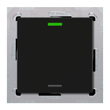 BE-TAL550106.01 MDT KNX Taster Light 55 1-fach, RGBW, Schwarz matt, Neutral Produktbild front S