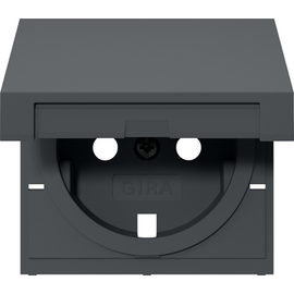492228 Gira Abd. SCHUKO-Steckd. KD System 55 Anthrazit Produktbild