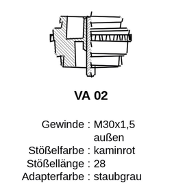 199072 Theben Ventiladapter VA 02 Velta Produktbild