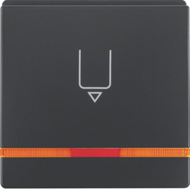 16406085 Berker Hotelcard Schaltaufs. Aufdruck und oranger Linse, Q.1/Q.3 Produktbild front M