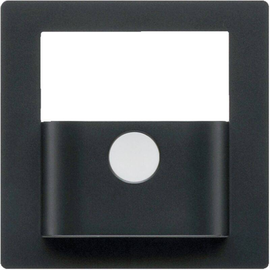 80960425 Berker KNX Q.x Abdeckung für Bewegungsmelder-Modul schwarz matt Produktbild