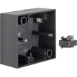 10419959 Berker Q.1/Q.3 Ap-Gehäuse 1fach schwarz matt Produktbild front S