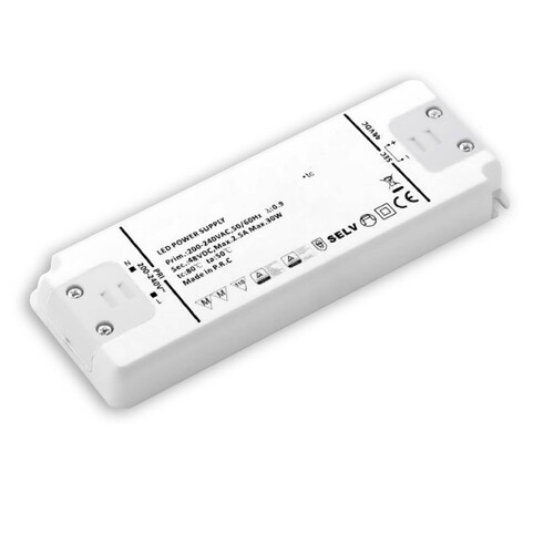 116150 Isoled LED Trafo 48V/DC, 0-60W, ultraflach, SELV Produktbild