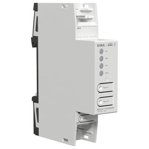 212300 Gira Bereichs-/Linienkoppler KNX REG Produktbild Front View L