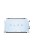 TSF02PBEU SMEG 50s Style, 2-Schlitz- Toaster, lang, Pastellblau, 6 Röstgrads Produktbild front S