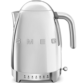 KLF04SSEU SMEG 50s Style, 1,7 I- Wasserkocher, Chrom, 7 Temperaturstufen Produktbild front M