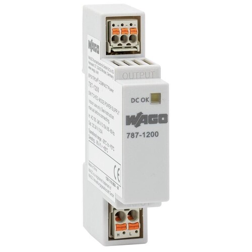 787-1200 Wago Stromversorgung 0,5A 24VDC Netzgerät 24VDC Produktbild Front View L