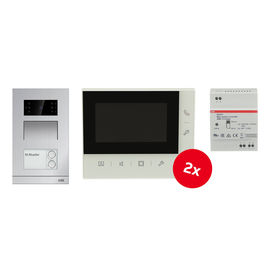 2TMA220101N0005 ABB Welcome M20621 Zweifamilienhaus Set Video AP M20621 Produktbild