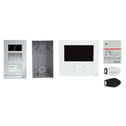 2TMA210311N0003 ABB Welcome M20482 Einfamilienhaus Set Video UP WiFi M20482 Produktbild