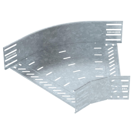6036336 Obo RB 45 140 FT Bogen 45° für Kabelrinne, horizontal 110x400 Stahl ta Produktbild front M