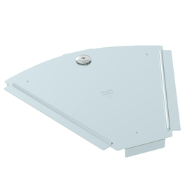 6036404 Obo RBD 45 200 FS Deckel für 45°-Bogen B200mm Stahl bandverzinkt Produktbild front M