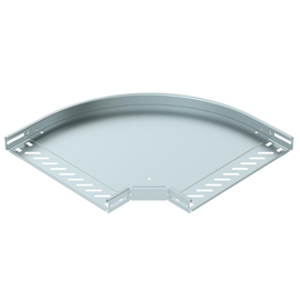 6036504 Obo RB 90 330 FS Bogen 90° für Kabelrinne, horizontal 35x300 Stahl ban Produktbild front M