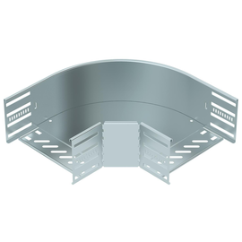6036804 Obo RB 90 120 FS Bogen 90° für Kabelrinne, horizontal 110x200 Stahl ba Produktbild front M