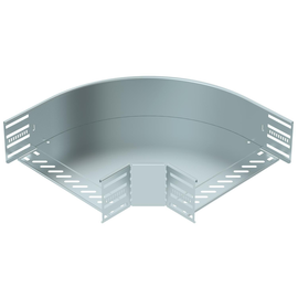 6036806 Obo RB 90 130 FS Bogen 90° für Kabelrinne, horizontal 110x300 Stahl ba Produktbild front M