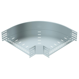 6036808 Obo RB 90 140 FS Bogen 90° für Kabelrinne, horizontal 110x400 Stahl ba Produktbild front M