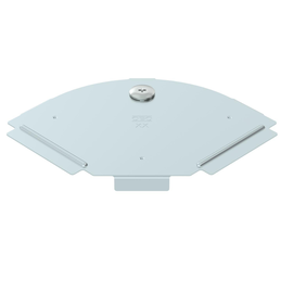 6036950 Obo RBD 90 100 DD Deckel für 90°-Bogen B100mm Stahl bandverzinkt Zin Produktbild front M