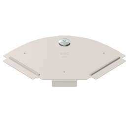 6036970 Obo RBD 90 100 A2 Deckel für 90°-Bogen B100mm Edelstahl, rostfrei bl Produktbild front M