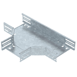 6038132 Obo RT 615 FT T-Stück für Kabelrinne, horizontal 60x150 Stahl tau Produktbild front M