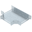 6038234 Obo RT 830 FT T-Stück für Kabelrinne, horizontal 85x300 Stahl tau Produktbild front S