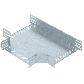 6038234 Obo RT 830 FT T-Stück für Kabelrinne, horizontal 85x300 Stahl tau Produktbild front M