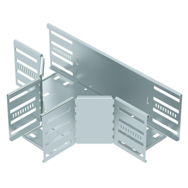 6038300 Obo RT 110 FS T-Stück für Kabelrinne, horizontal 110x100 Stahl ba Produktbild front M