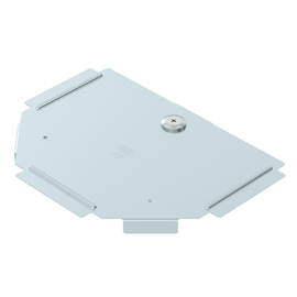 6038600 Obo RTD 100 FS Deckel für T- Stück B100mm Stahl bandverzinkt Produktbild front M