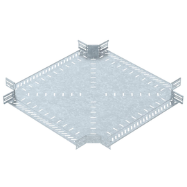 7027421 Obo RK 660 FT Kreuzung für Kabelrinne 60x600 Stahl tauchfeuerverzi Produktbild front M