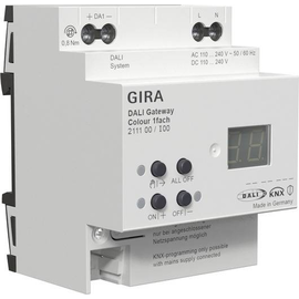 211100 Gira DALI Gateway Colour 1f REG KNX Secure Produktbild