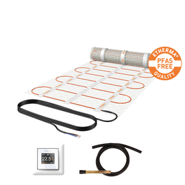 46173 Etherma SET-eFLOOR-PRO-P-150-1200 Netzheizmattenset 6m² inkl. eTOUCH PRO Produktbild front M