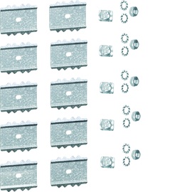 LFS309 Tehalit Kupplung Set aus Stahl zu LFS20x30/30x30 Produktbild front M
