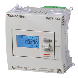 48250021 Socomec DIRIS A-14 Multifunktionsmessgerät RS485, MODBUS M Produktbild front M