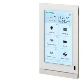 UP 205/12 Siemens KNX TC5 Touch Control, 5Zoll, weiß, Montage: vertikal/horizont Produktbild