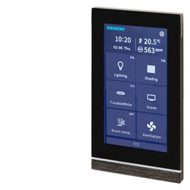 UP 205/22 Siemens KNX TC5 Touch Control, 5Zoll, schwarz, Montage: vertikal/horiz Produktbild