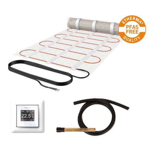 46178 Etherma SET-eFLOOR-PRO-P-150-2700 Netzheizmattenset PFAS frei, inkl. eTOU Produktbild