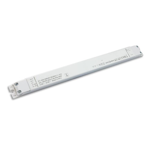 116207 Isoled LED CCT PWM-Trafo 24V/DC, 0-60W, 2 Kanal, ultraslim, Push/DALI-2  Produktbild