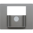 80960473 Berker KNX K.5 Abdeckung für Bewegungsmelder-Modul, edelstahl matt Produktbild front S