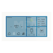 BE-GTS06TW.01S MDT KNX Glas Touch Smart 6 Zoll, KNX Secure, Weiß Produktbild front S