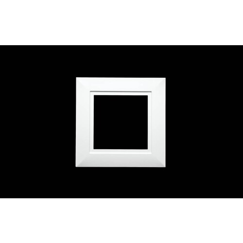 903254 SG Leuchten SOFT SQUARE Rahmen 1fach weiß Produktbild
