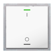 BE-TAL6301.B1 MDT KNX Taster Light 63 1- fach, RGBW, Studioweiß glänzend, Schalt Produktbild front S