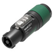 NTR-NL4FXX-W-L Neutrik 4 pole speakON cable connector, screw terminal assembl Produktbild front S