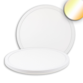 116714 Isoled LED Deckenleuchte 400mm 25W 3000/4000/5000K IP44 UP/Down weiß Produktbild front M