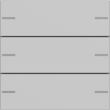 5753015 Gira Wippenset 3f Tastsens.4 System 55 Grau m Produktbild front S