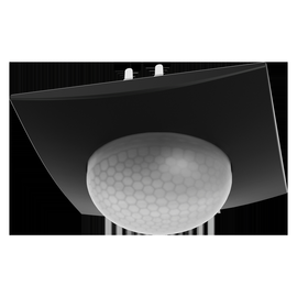 SCN-P360D306.03 MDT KNX Präsenzmelder 360° mit 3 Sensoren, Schwarz matt Produktbild front M