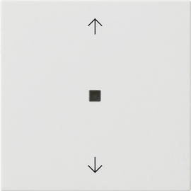 538203 Gira S3000 Bedienaufs. BT Pfeile System 55 Reinweiß Produktbild front M