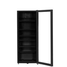 500037 Silva G-KS 2435 schwarz Getränkekühlschrank, 237 L, Glastür, Sc Produktbild front M