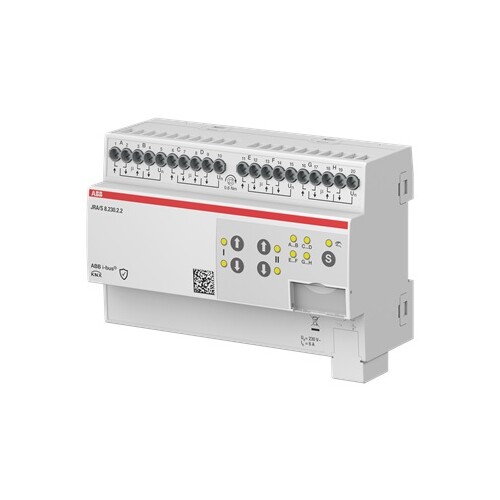 JRA/S 8.230.2.2 ABB KNX Jalousieaktor 8-fach mit manueller Bedienung Produktbild